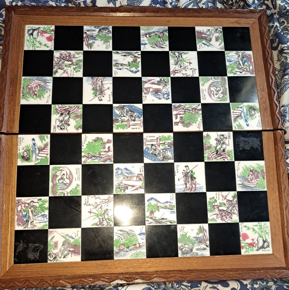 Vintage chess set